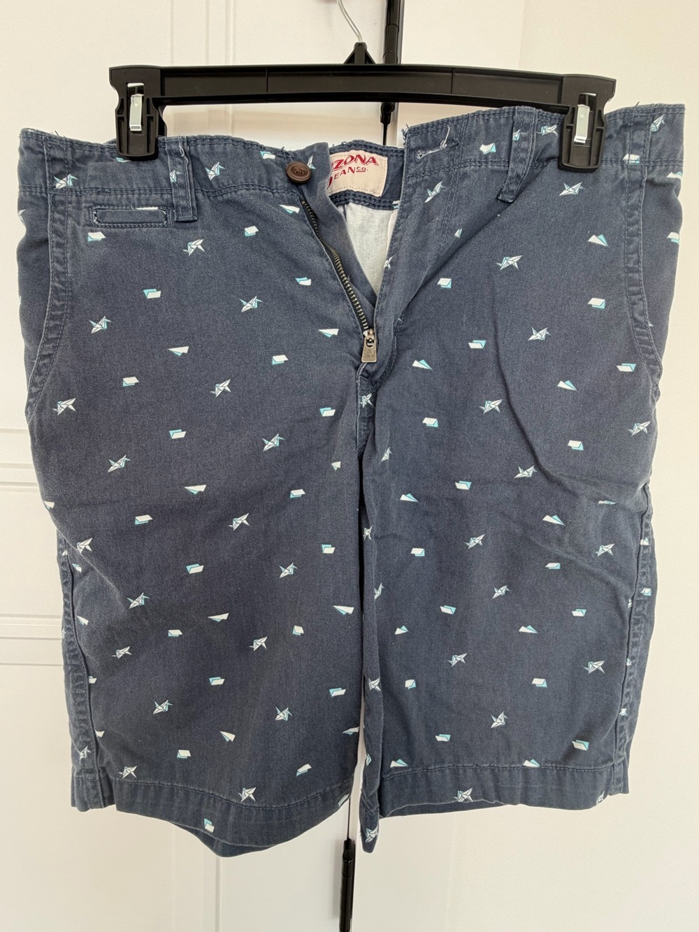 Men’s Arizona Jeans Co Blue Shorts Waist 34 Leg 9.5”